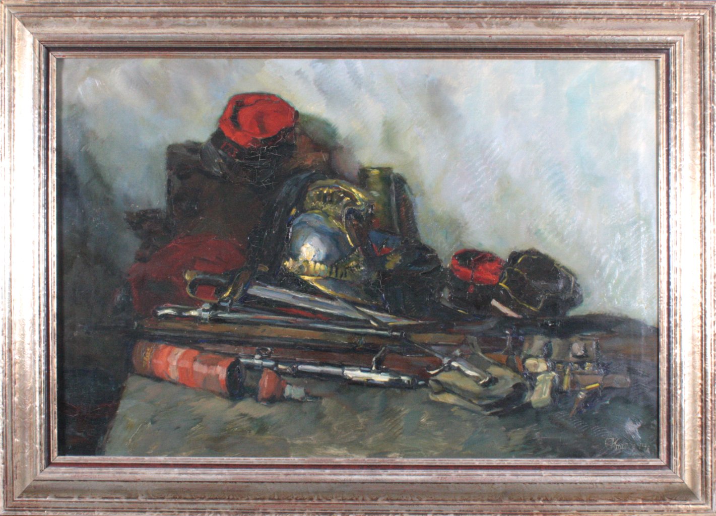 Erich Krause 1886-1954, „Waffenstilleben“ | Badisches Auktionshaus