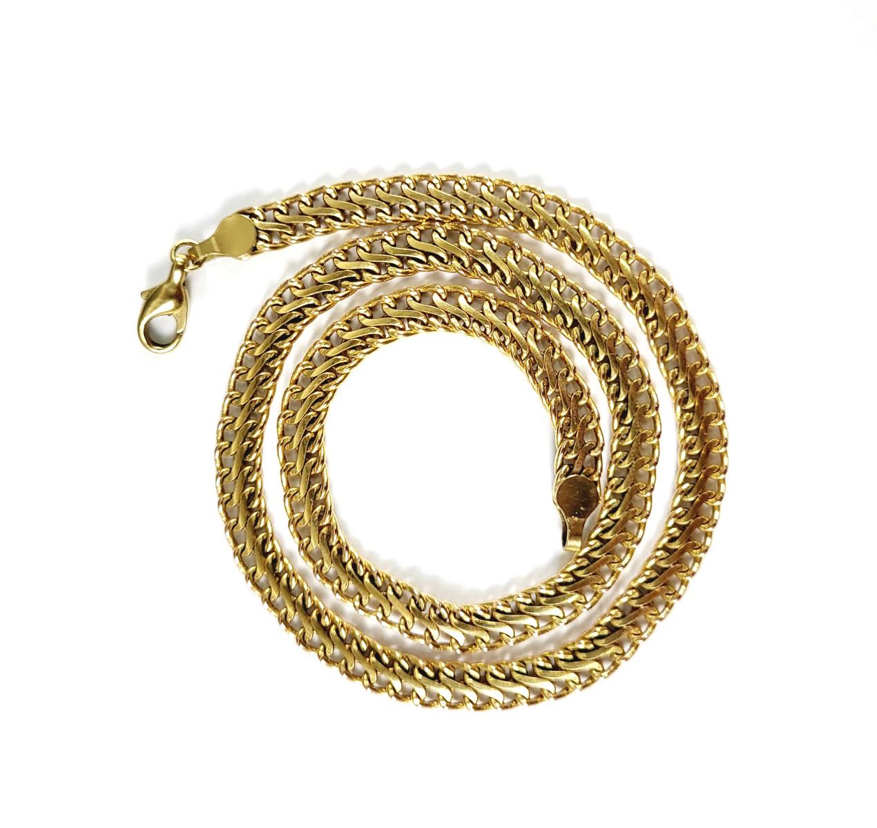 Halskette aus 8 Karat Gelbgold
