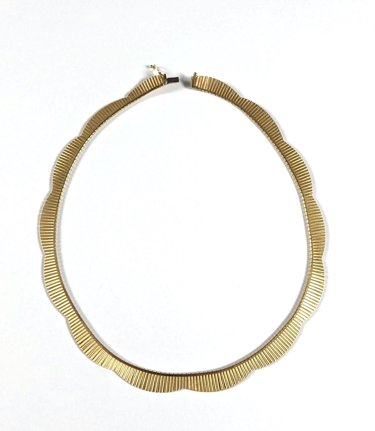 Halskette aus 14 Karat Gelbgold