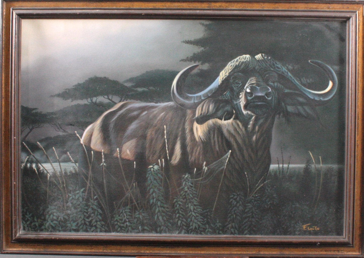 TOYANDONA Afrikanischer Wasserbüffel Figur - Realistisches Tiermodell 15cm Für Deko & Sammlung