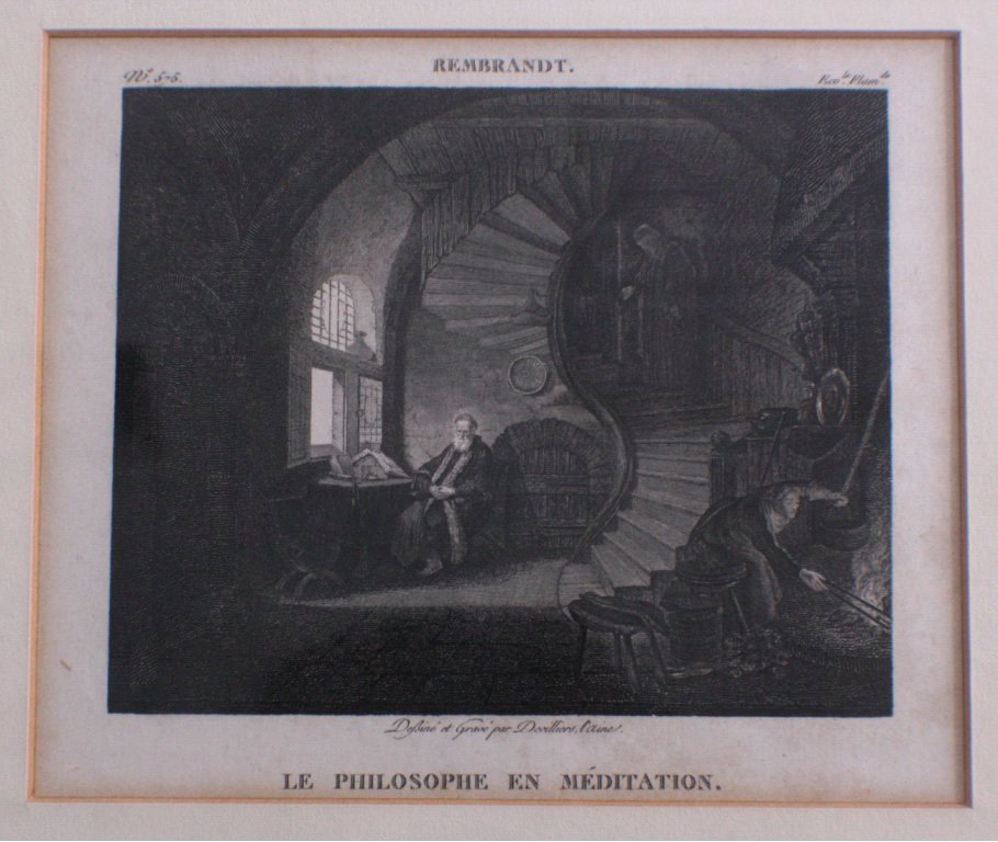 Rembrandt „Le Philosophe en Meditation“ Badisches Auktionshaus