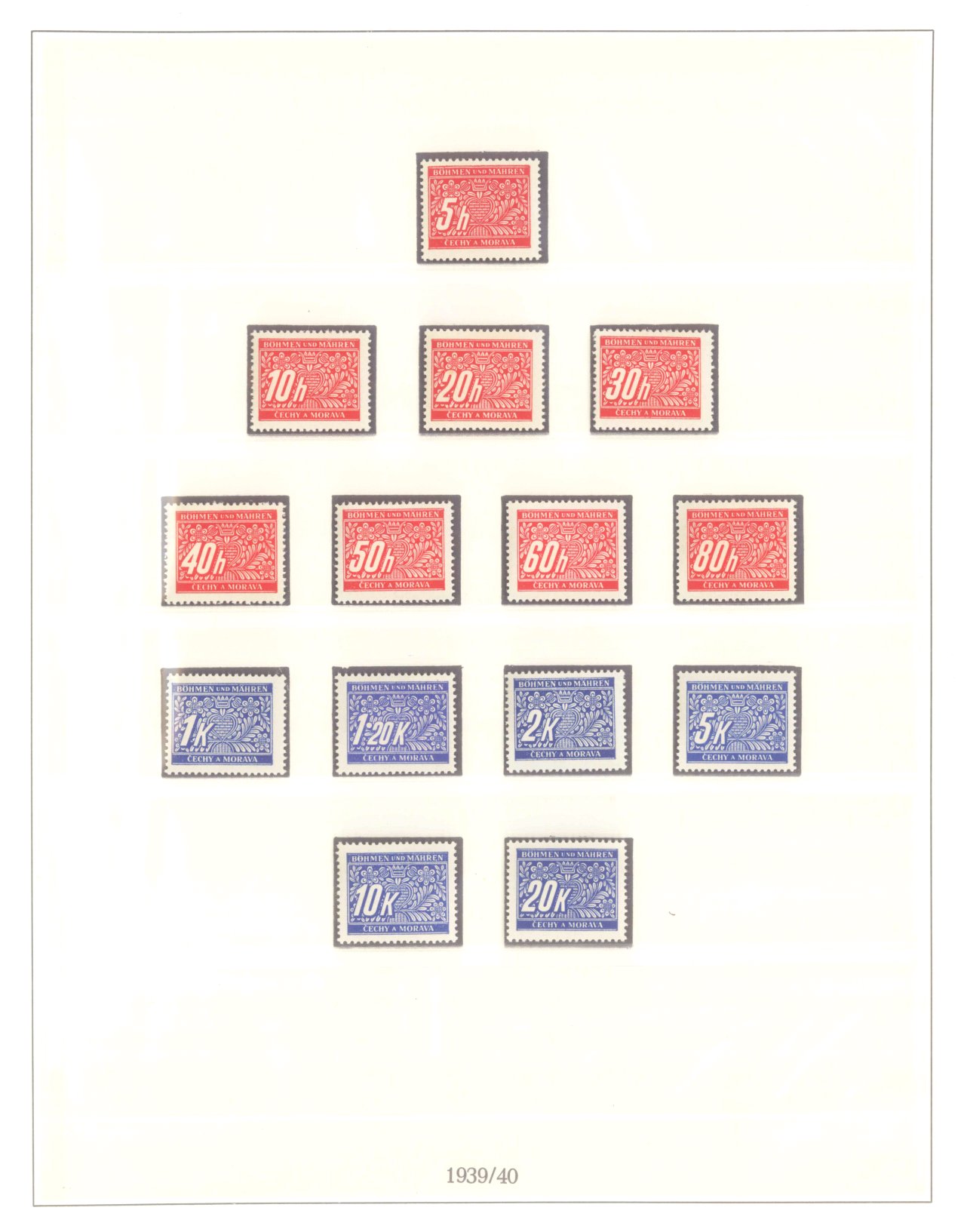 19391945 BÖHMEN und MÄHREN, Deutsche Besetzung II. WK Badisches