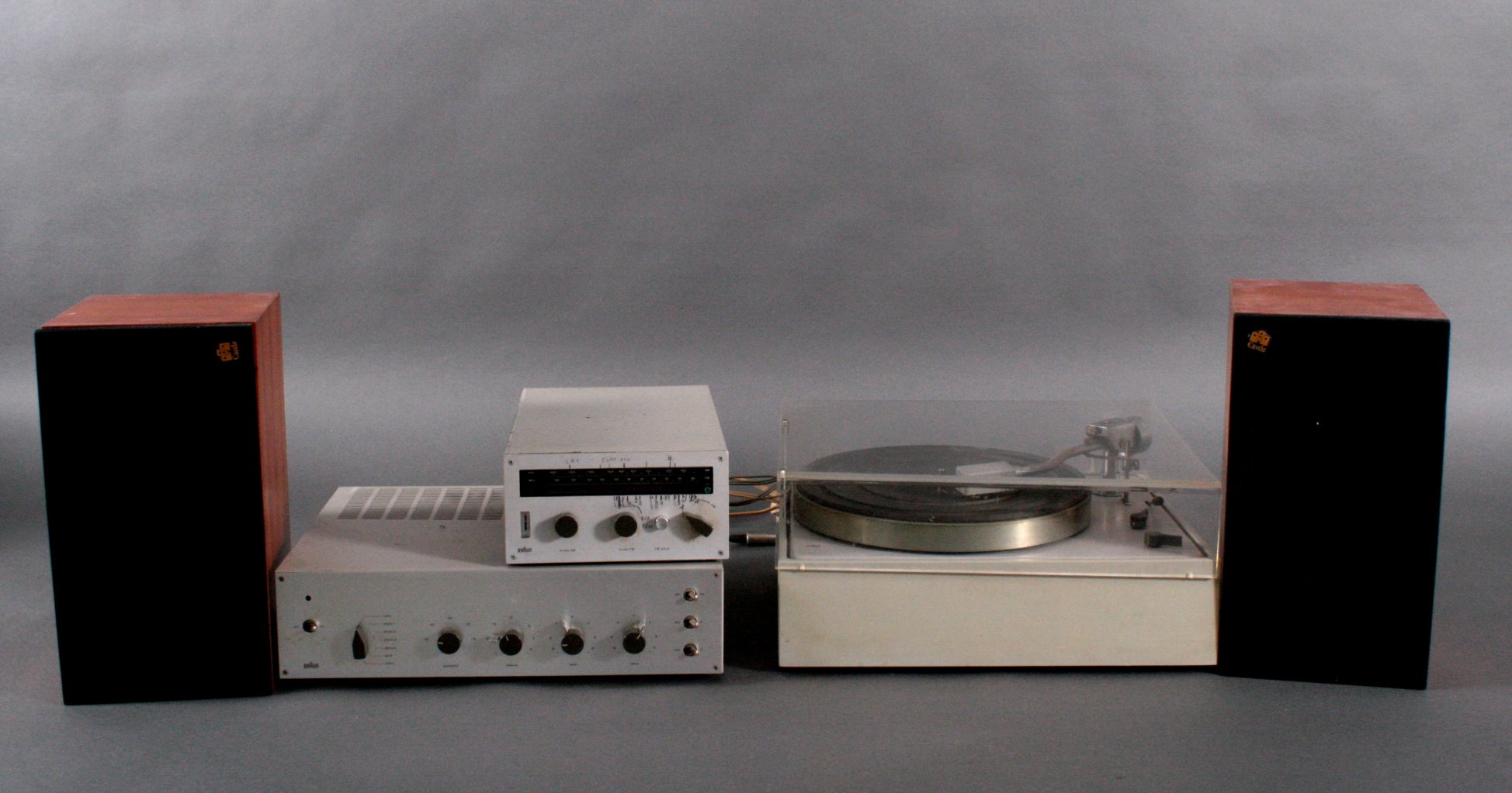 Braun Stereoanlage aus den 70er Jahren mit