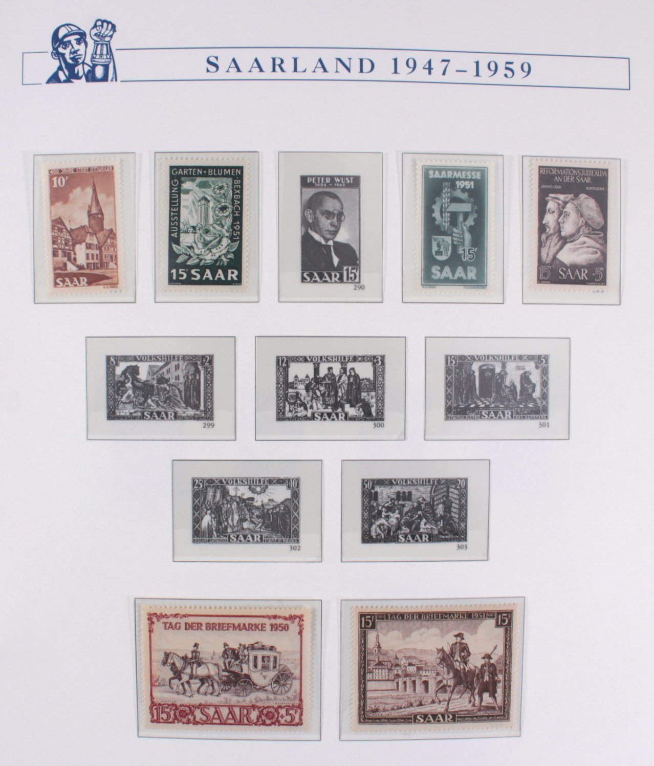 Saarland 1947 1959 Badisches Auktionshaus