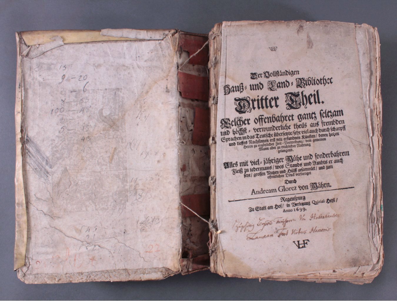 2 Bücher 17./18. Jahrhundert Badisches Auktionshaus