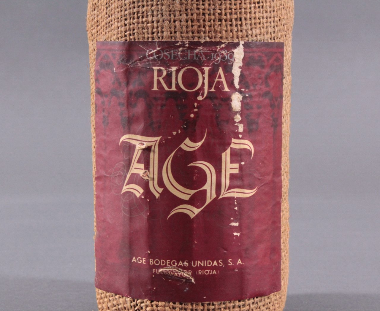 Rotwein, Bodegas Age Rioja 1939 | Badisches Auktionshaus