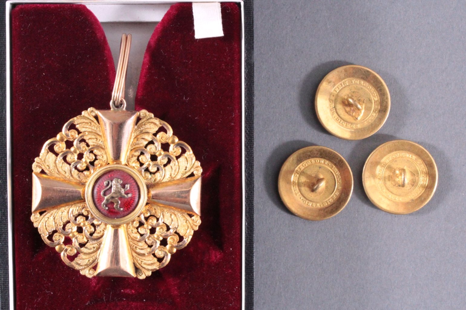 Ordensband 0,30m vom Baden Orden vom  Zähringer Löwen Ritterkreuz 