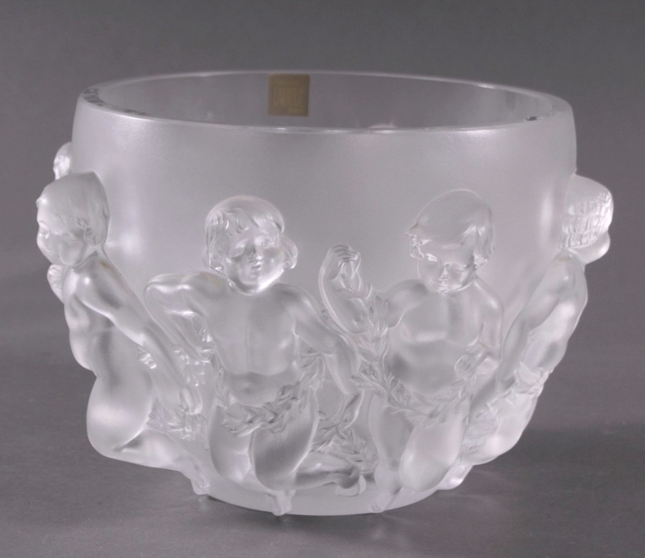 Große Vase, „Luxembourg“ Lalique Cristal Paris Badisches Auktionshaus