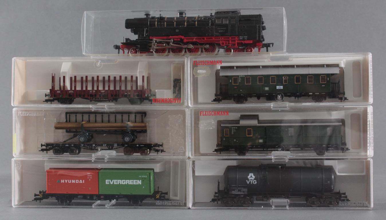 Fleischmann Locomotive Vapeur 65014 DB - Réf 1324 - HO (superbe état)