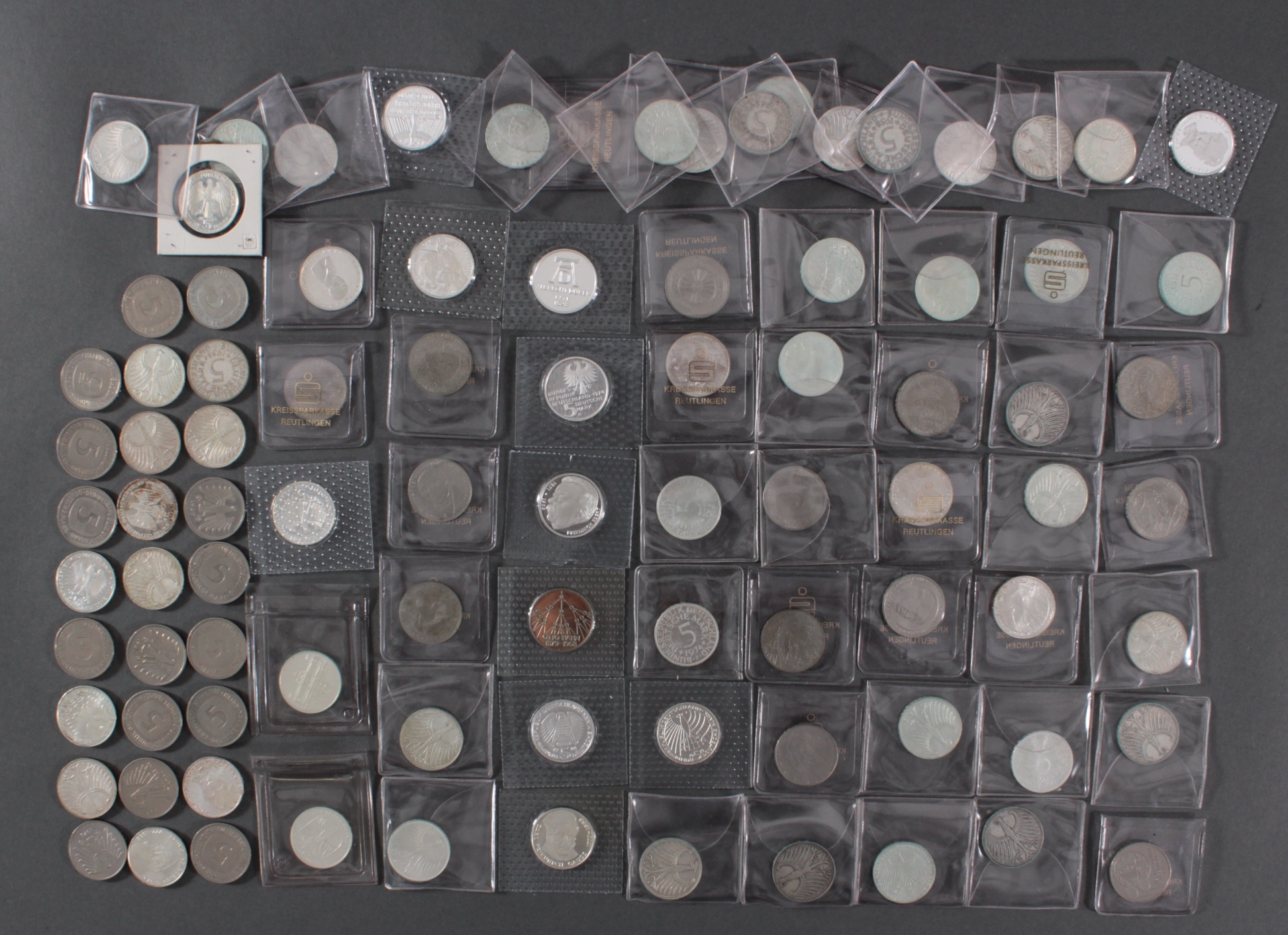 Kleine Sammlung 5-DM Münzen