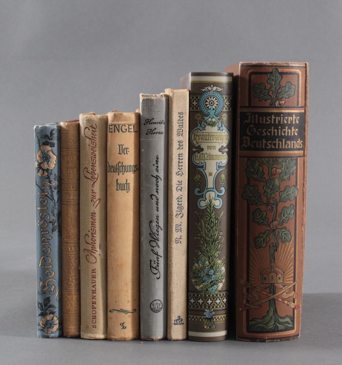 8 Bücher zur Geschichte, Philosophie, Literatur… Badisches Auktionshaus