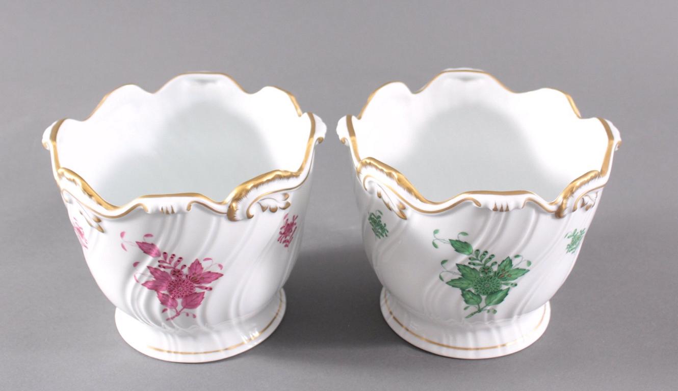 Laitière Herend Collection Apponyi Vert - Porcelaine Faite Main - 220 Ml