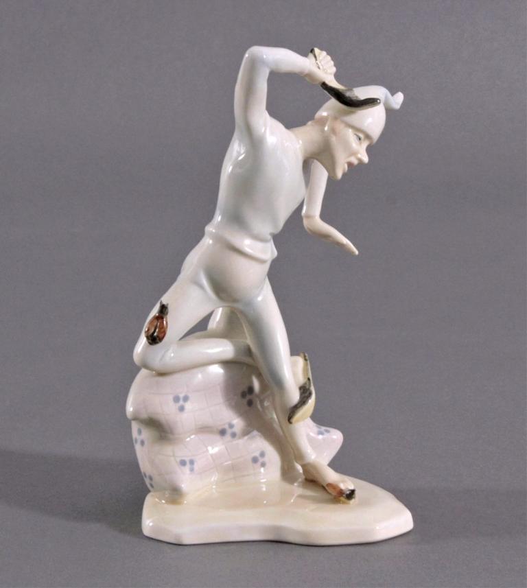 Porzellanfigur Onkel Fritz“ Wilhelm Busch“ Badisches Auktionshaus