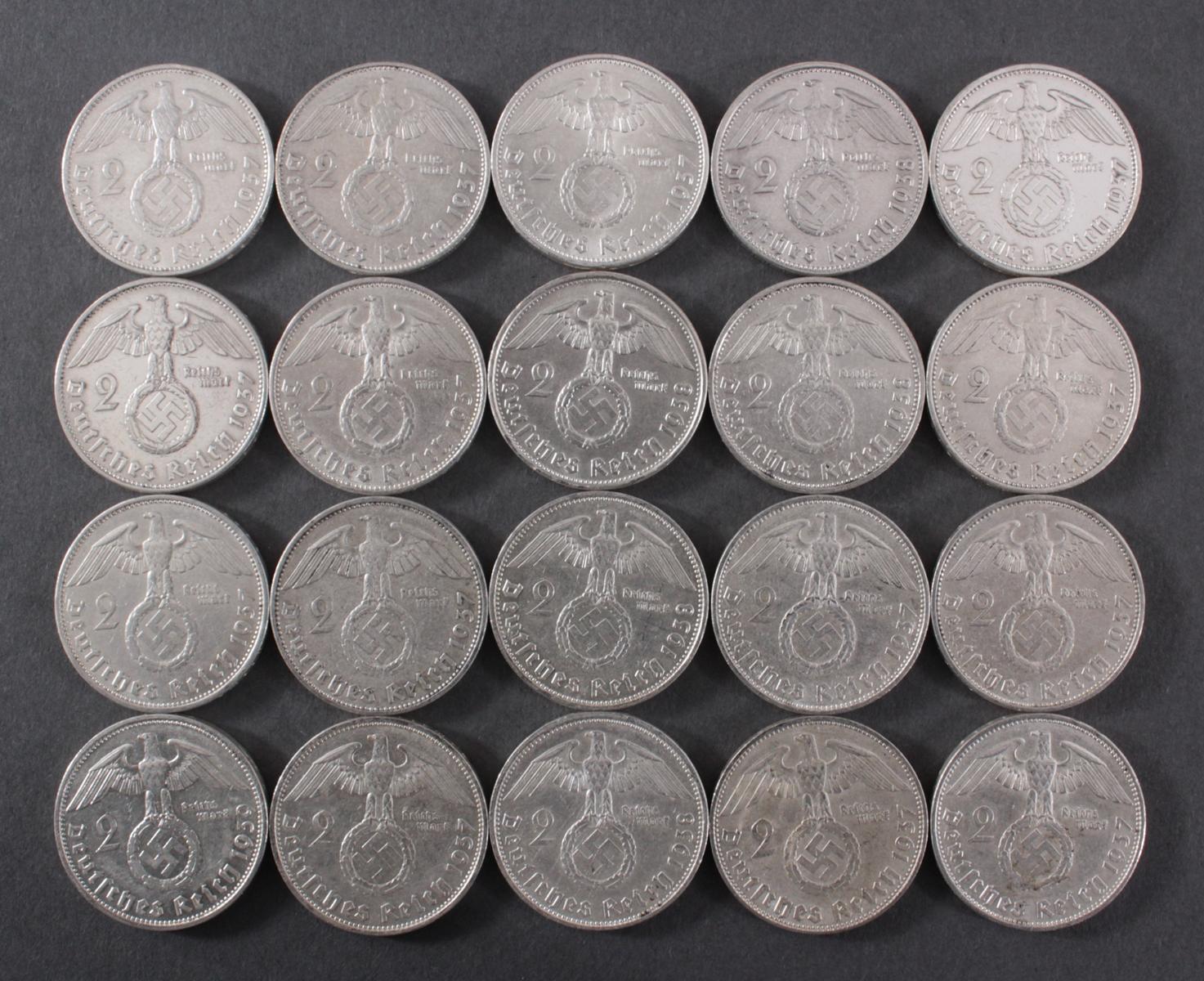 Deutsches Reich, 2 Mark 1937 Badisches Auktionshaus