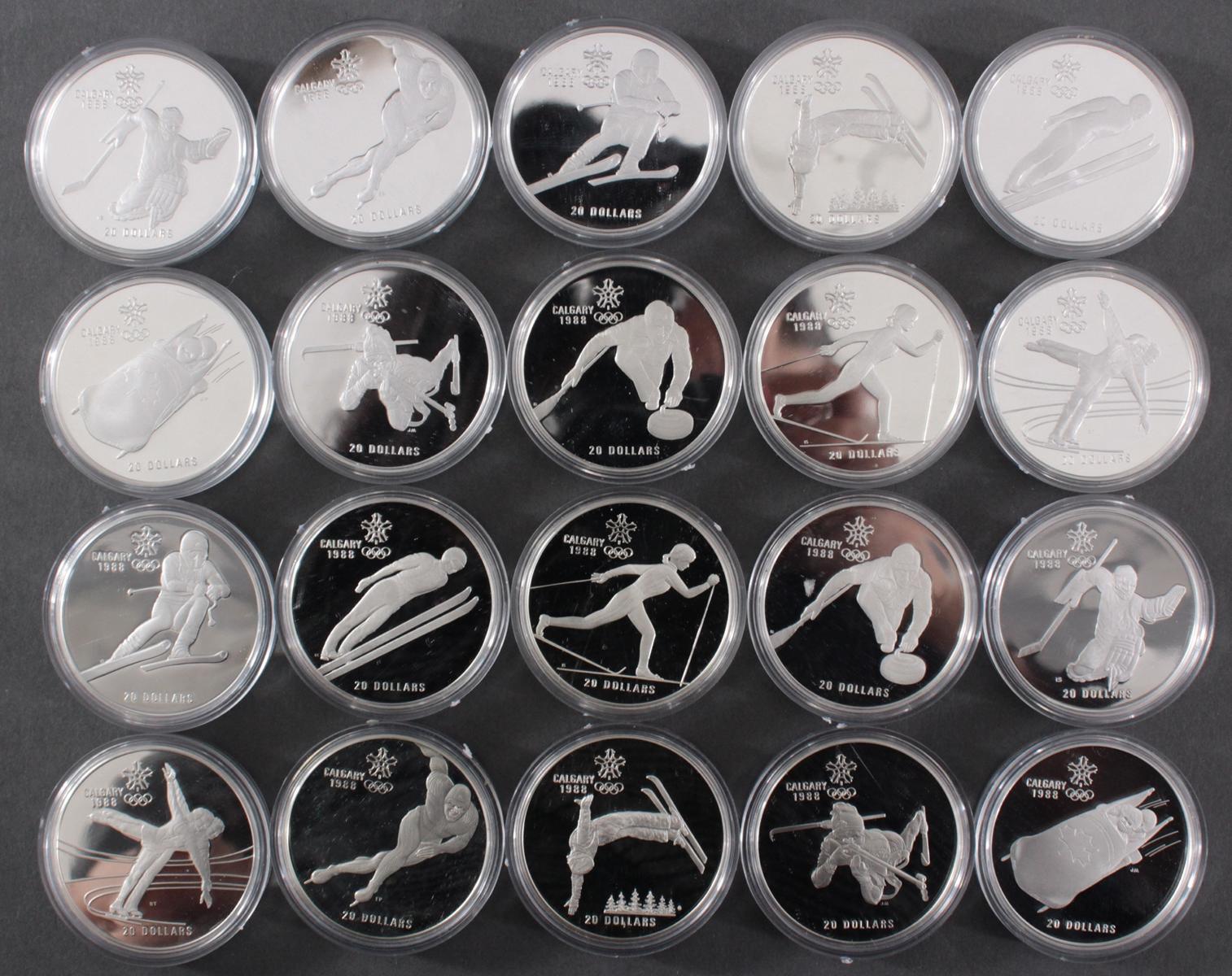 Kanada Olympische Winterspiele Calgary 1988 Badisches Auktionshaus