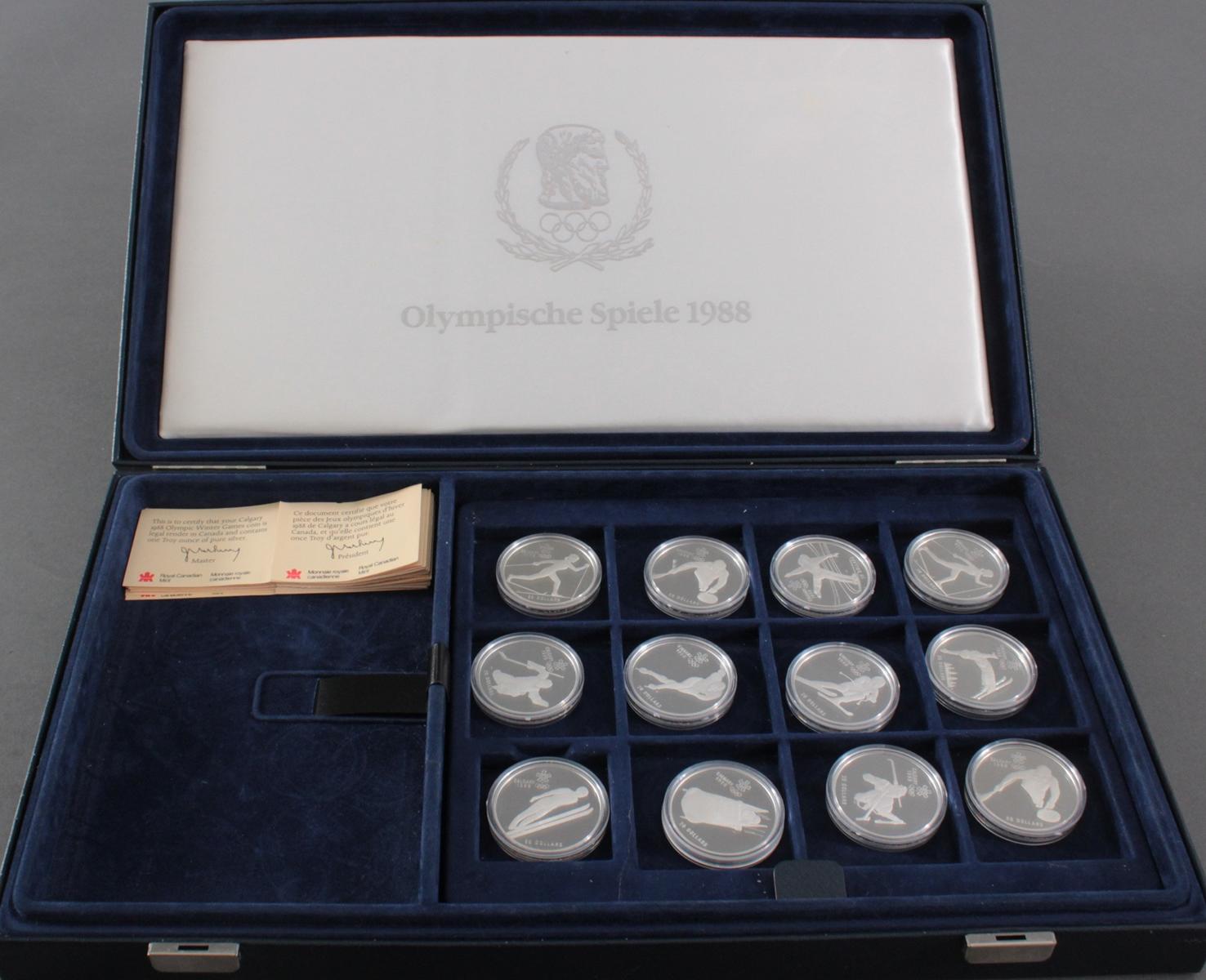 Kanada Olympische Winterspiele Calgary 1988 Badisches Auktionshaus