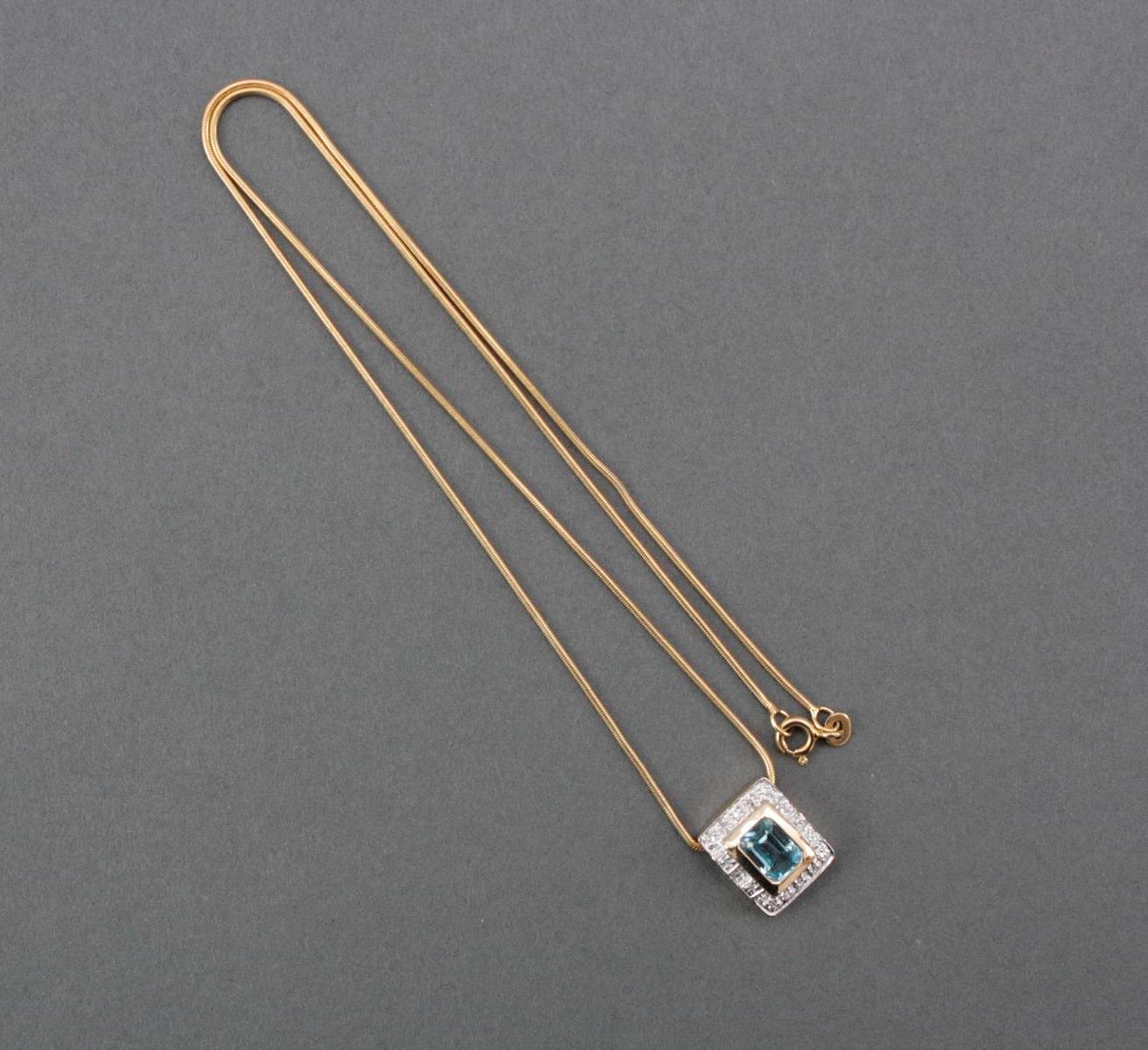 14 Karat Gelbgold Massiv Damen Dünne Schlangen-Gliederkette