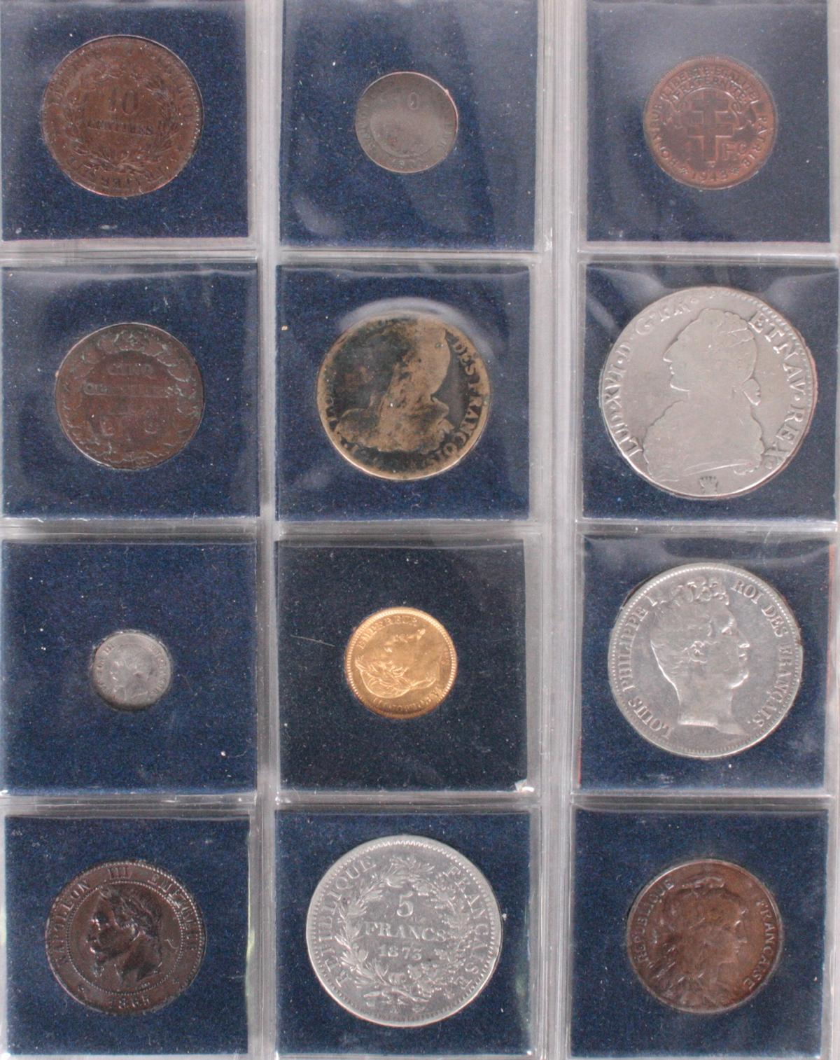Münzen, Frankreich 1784-1943 mit Goldmünze | Badisches Auktionshaus