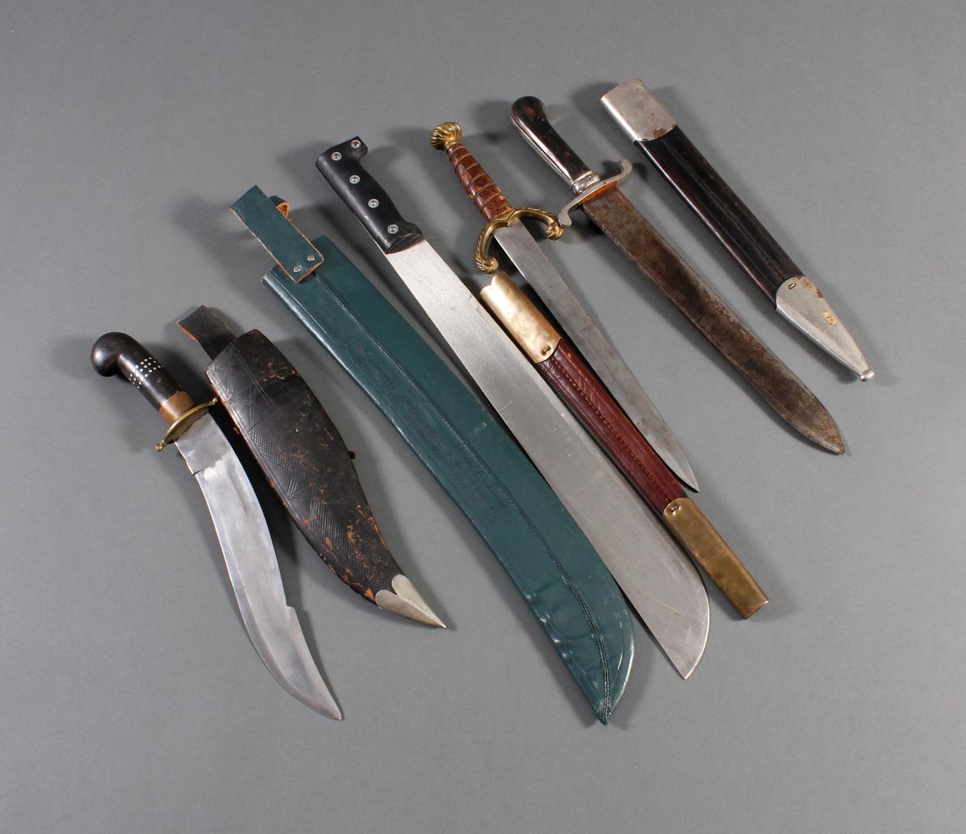 Konvolut Blankwaffen Badisches Auktionshaus