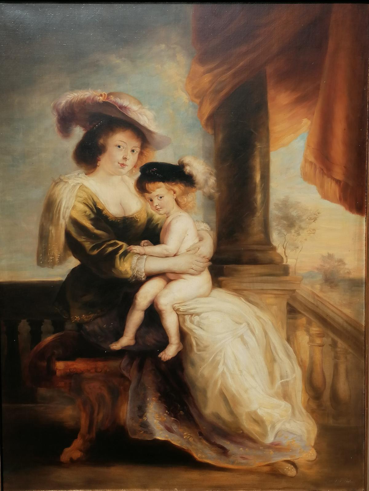 Helene Fourment mit ihrem jüngsten Sohn-2