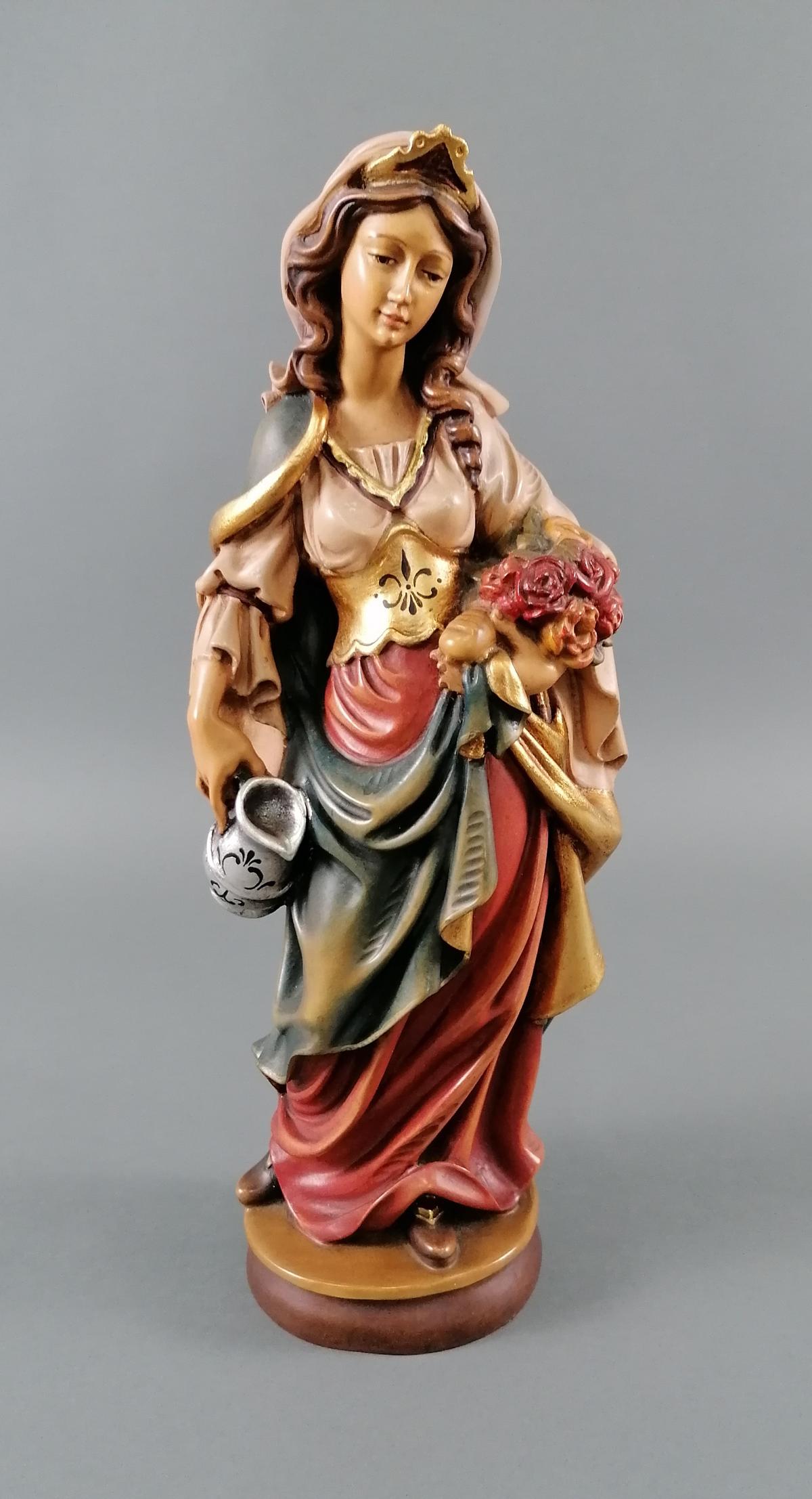Heilige Elisabeth mit Rosen und Krug Badisches Auktionshaus