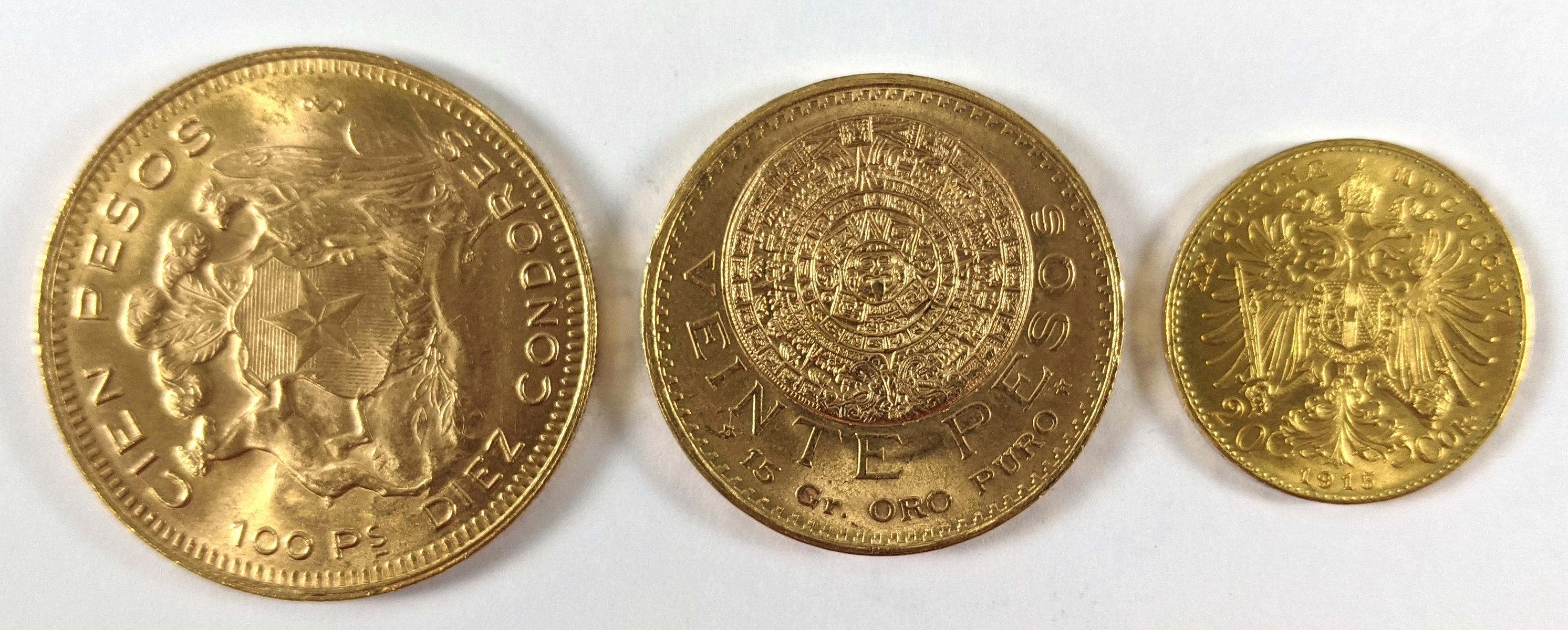 Kleine Sammlung Goldmünzen in unterschiedlicher Erhaltung, 3 Stück-2