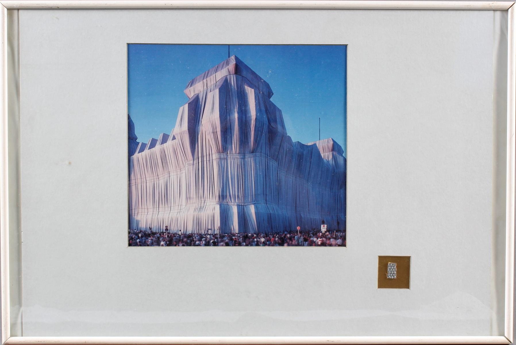 Offsetlithografie, Reichstagverhüllung durch Christo und Jeanne-Claude
