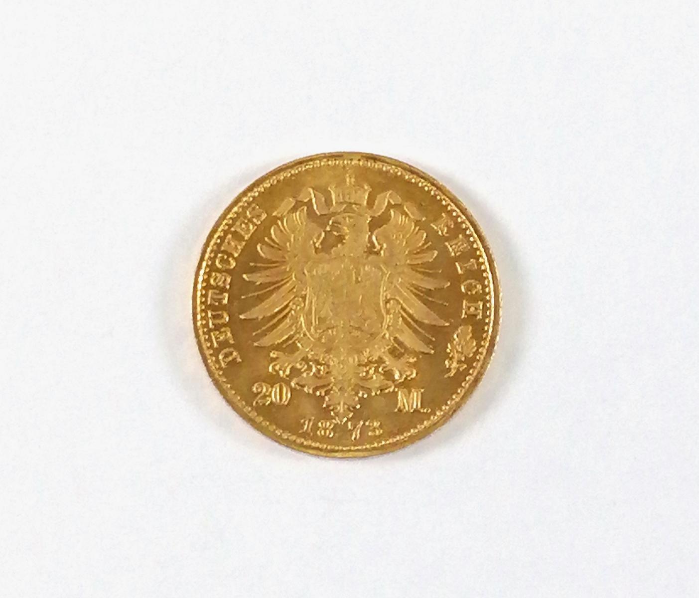 Bayern, 20 Mark 1873 D-2