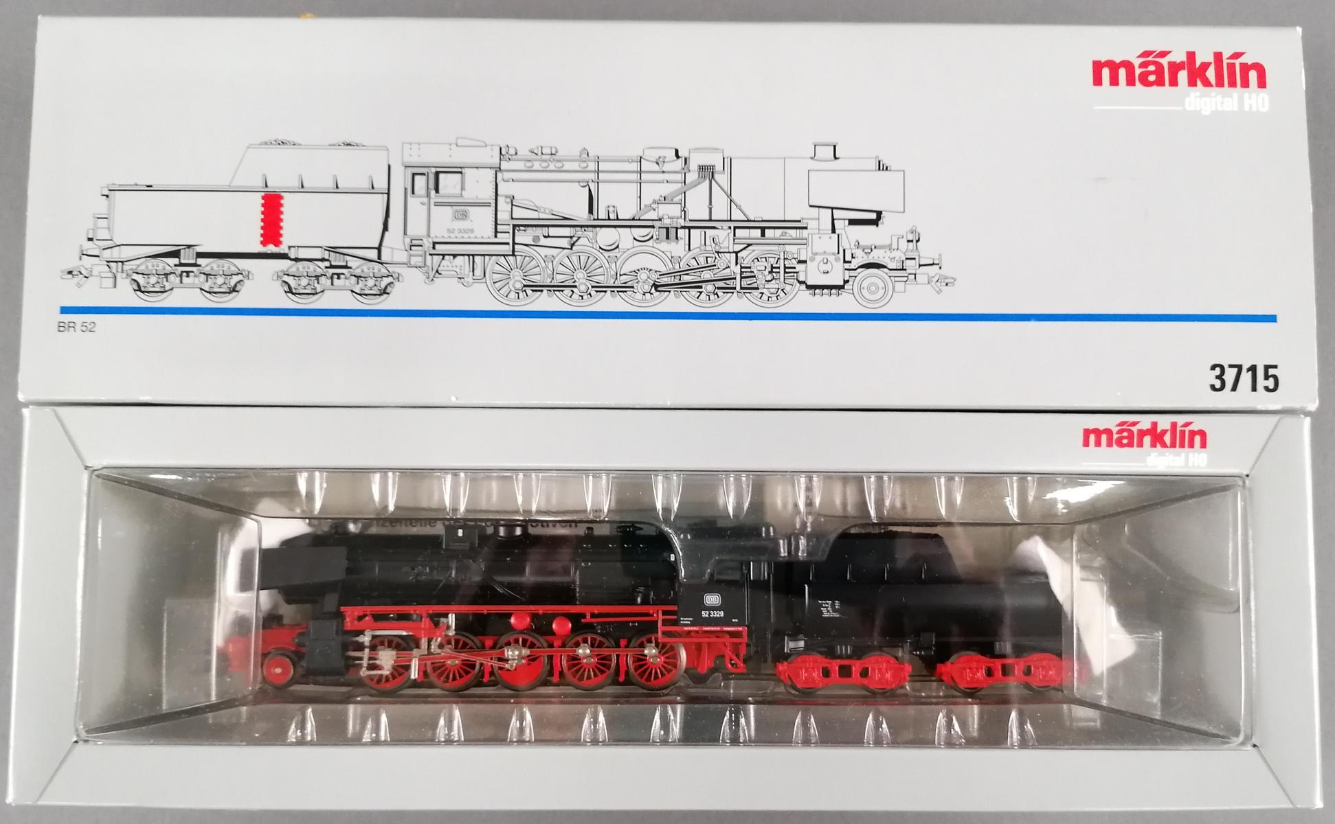 Märklin 3715 Dampflok Spur H0 digital | Badisches Auktionshaus