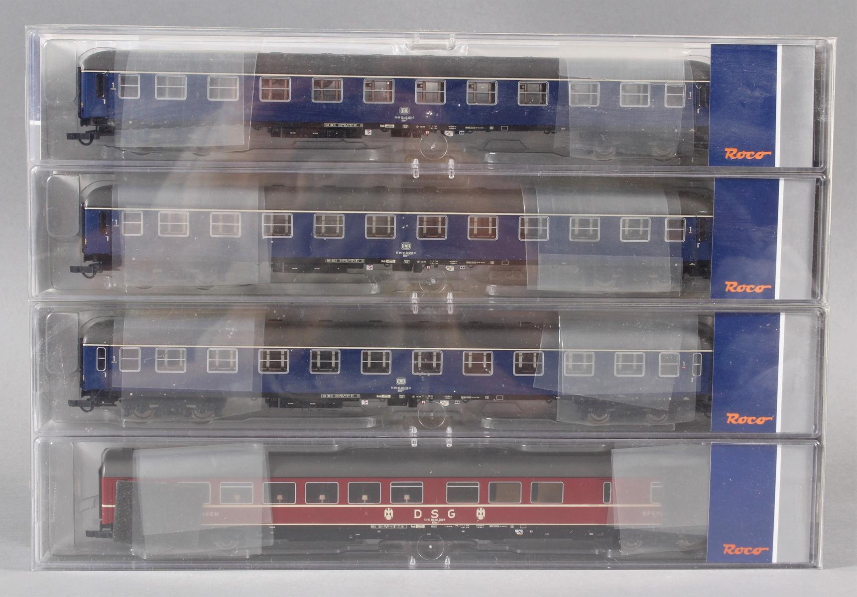 Roco Toller Bomberg, DB F-Zug SET 74104 und 74105 | Badisches Auktionshaus