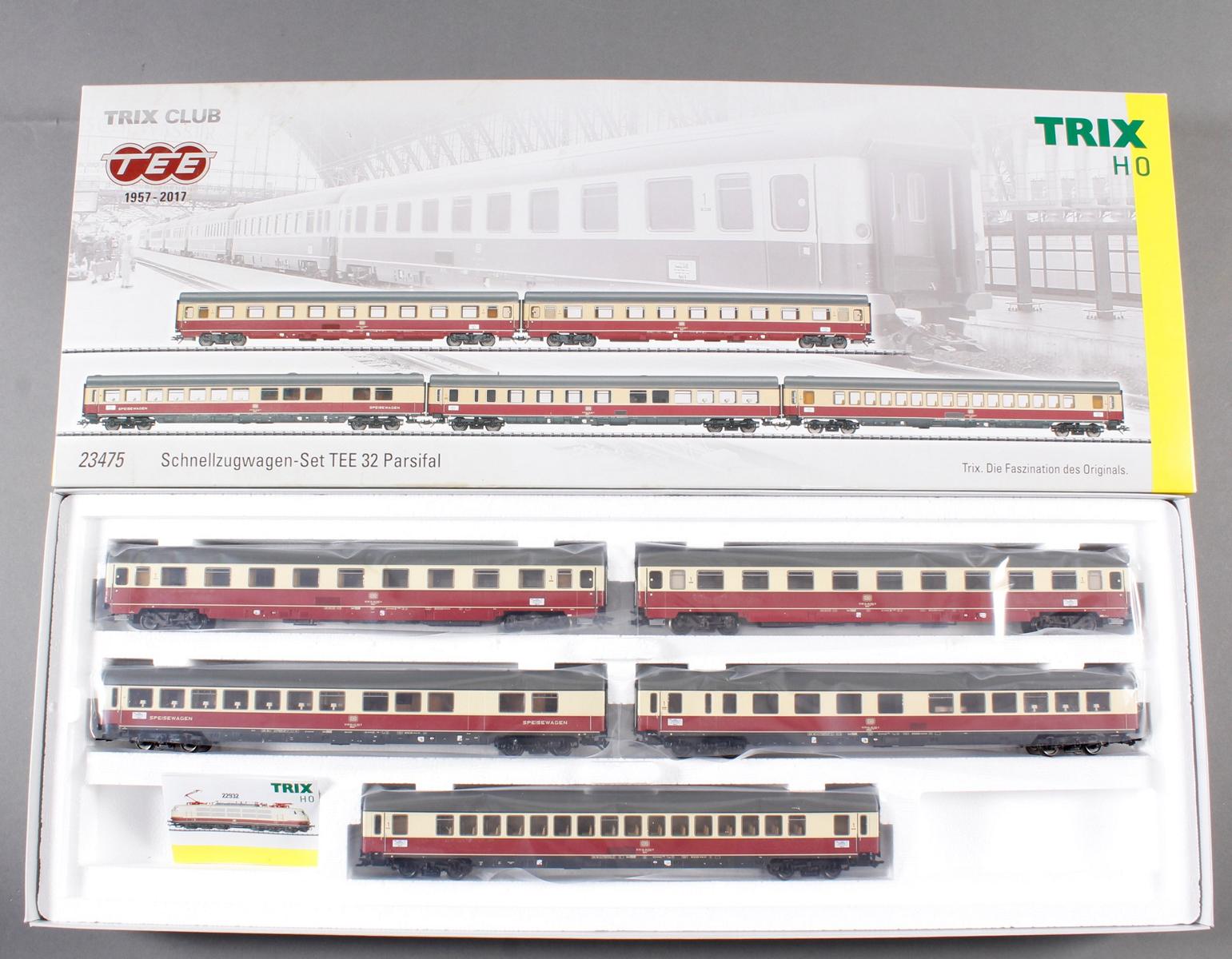 Train Trix 23475 H0 – Coffret TEE Parsifal DB/SNCF – Édition Limitée 2020