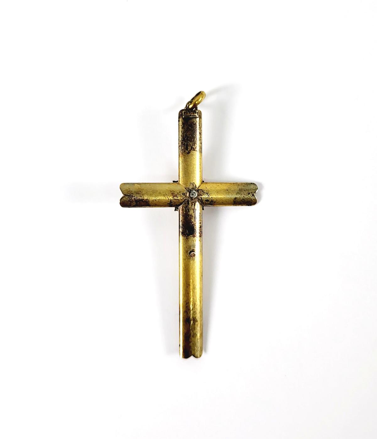 Antikes Kreuz aus 14 Karat Gold-2