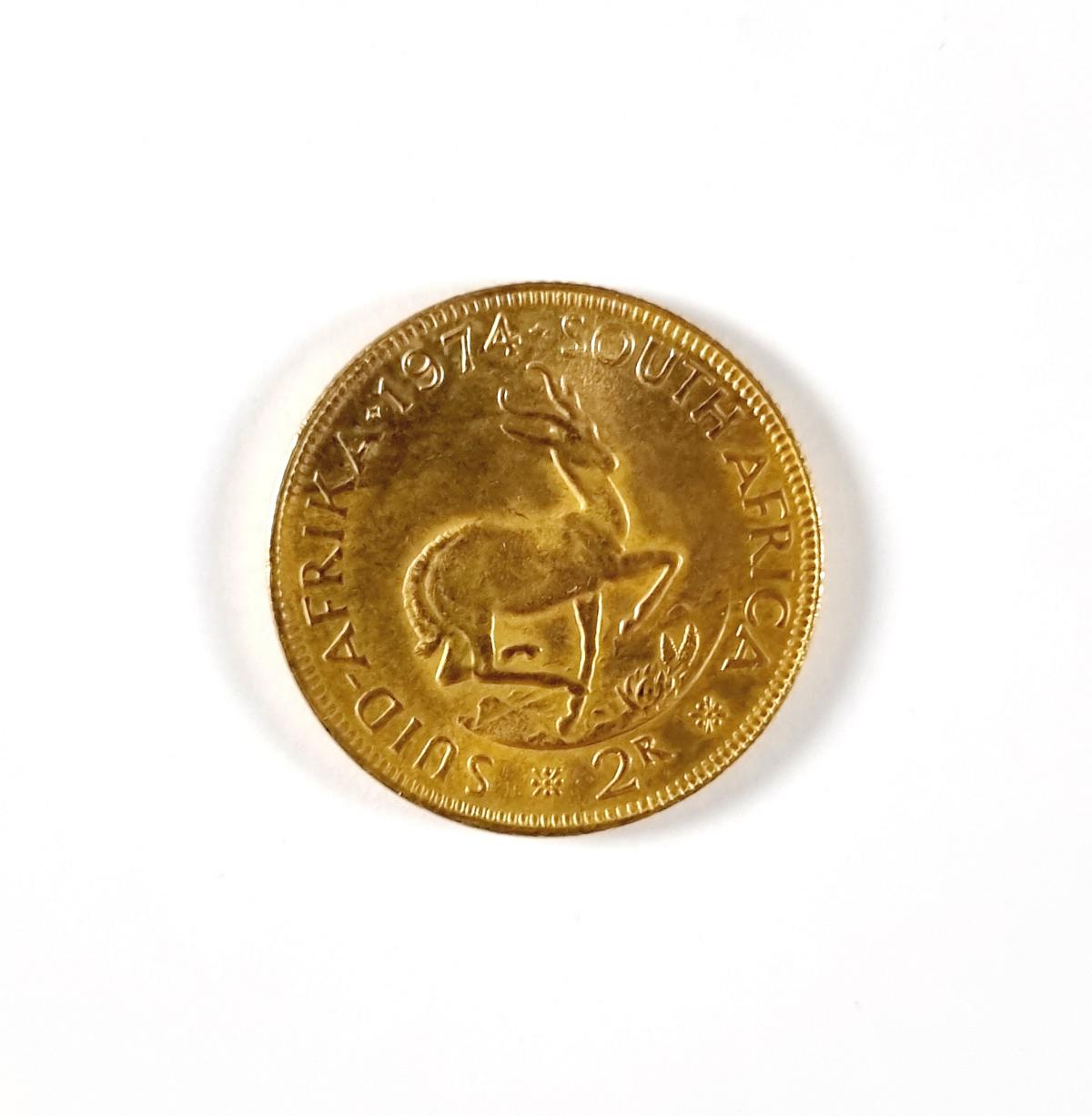 Südafrika, 2 Rand Goldmünze 1974-2