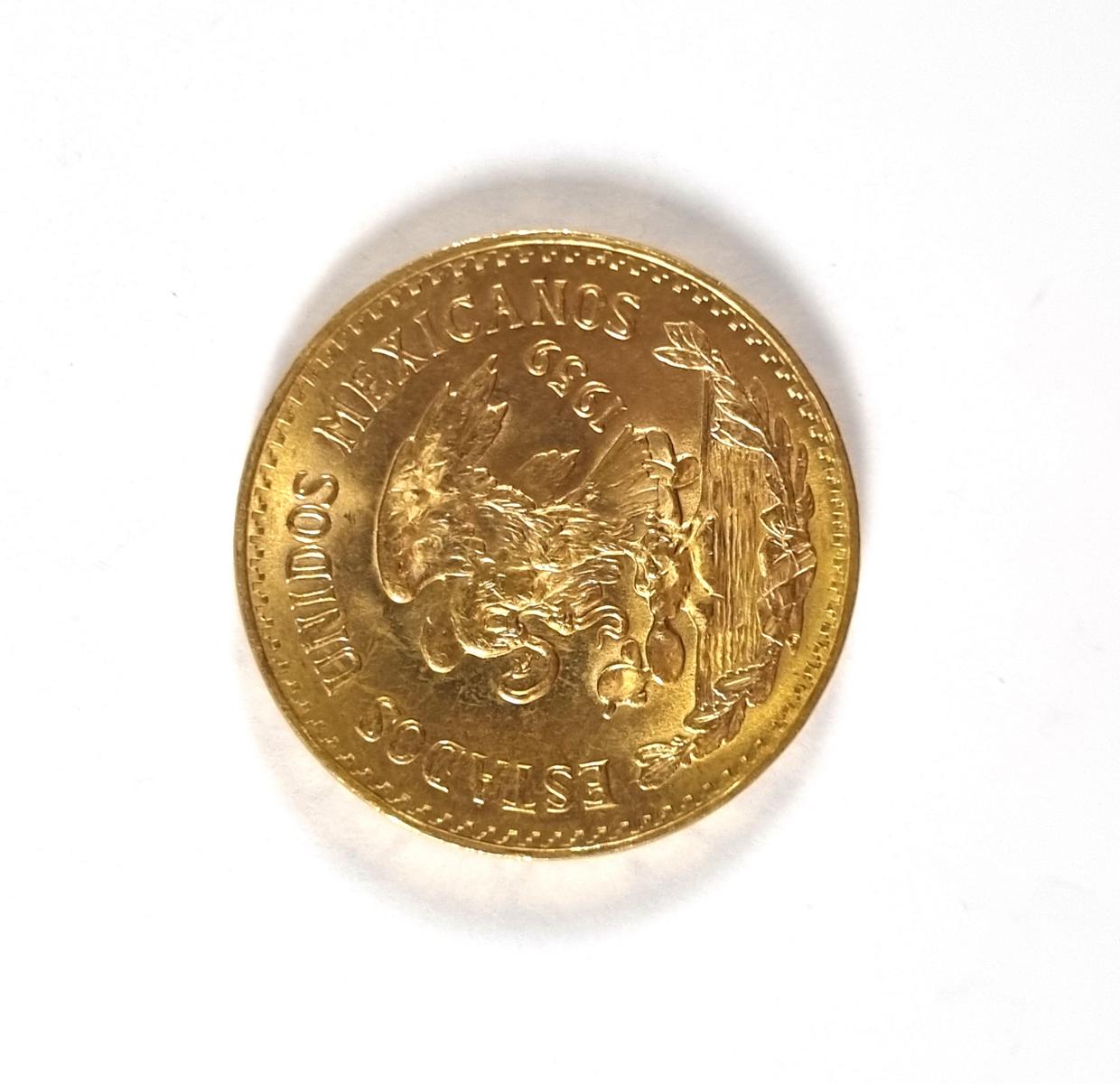 Mexico, 20 Pesos Centenario Gold 1959