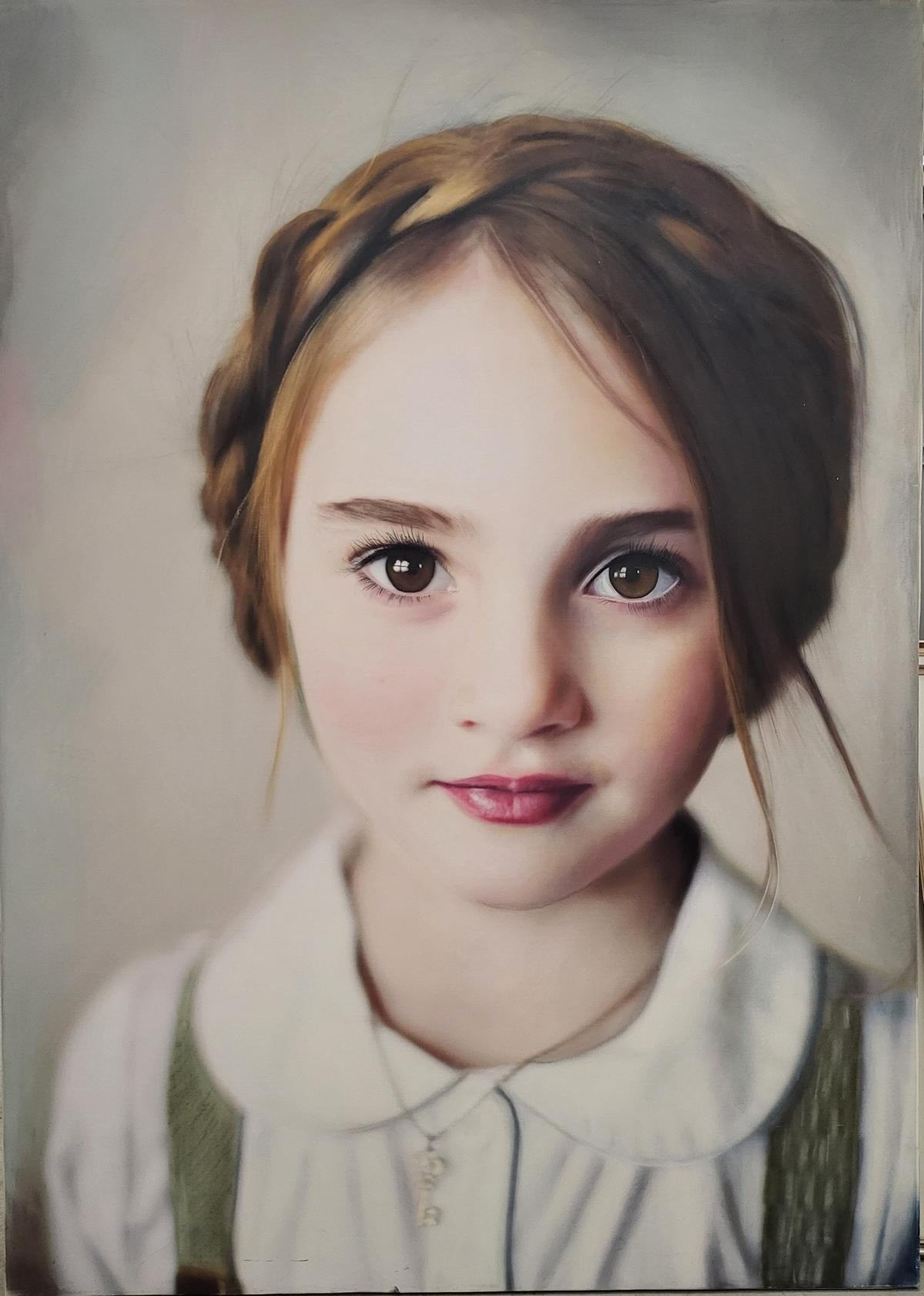 Michael Beck (1960-2022). Mädchenportrait | Badisches Auktionshaus