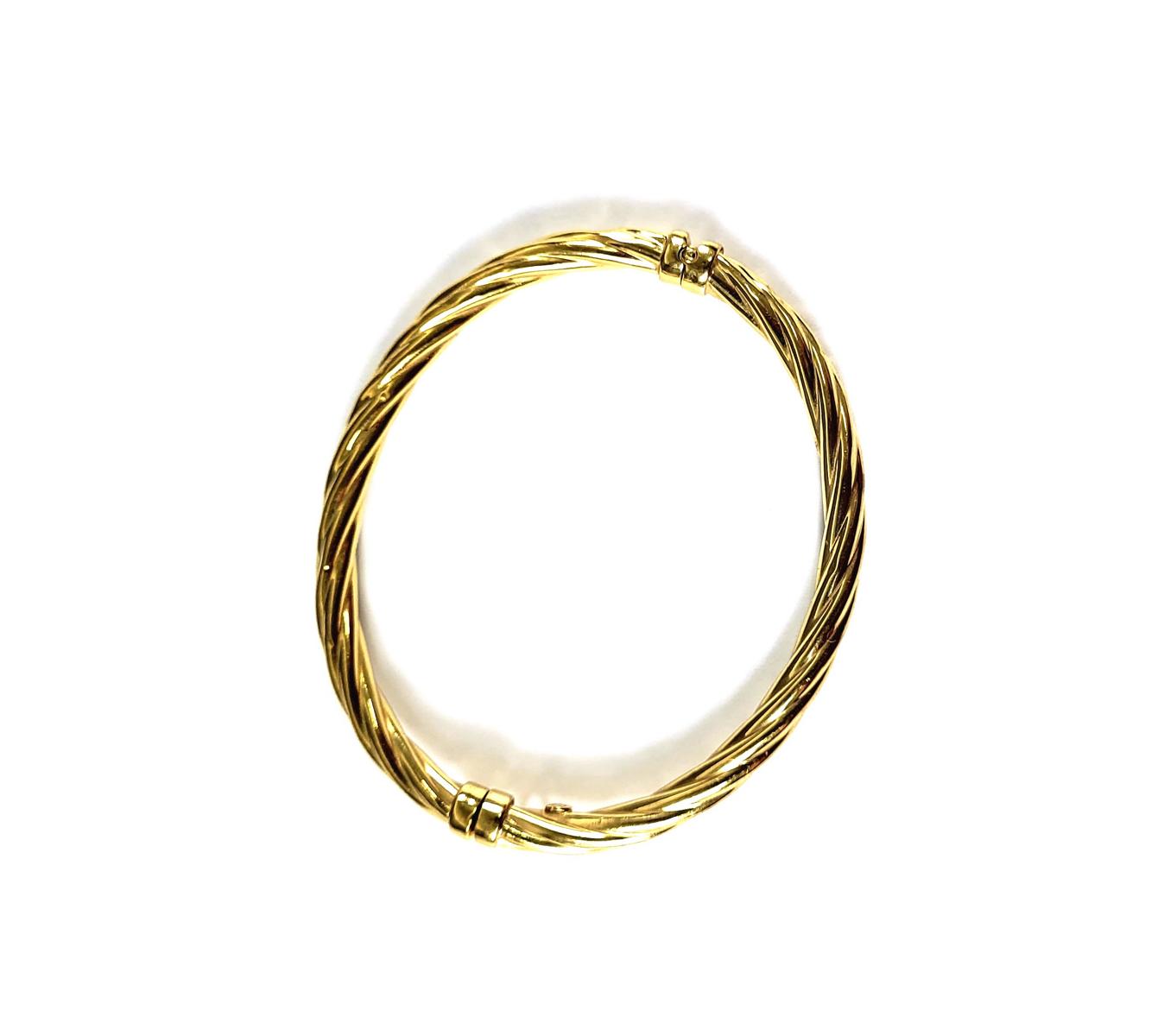 Armreif, 14 Karat Gelbgold