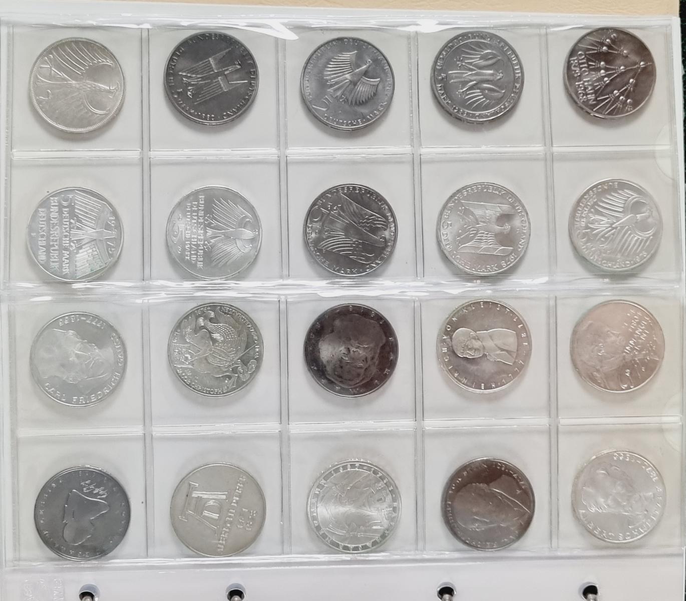 Münznachlass mit Nominal und Silbermünzen-27