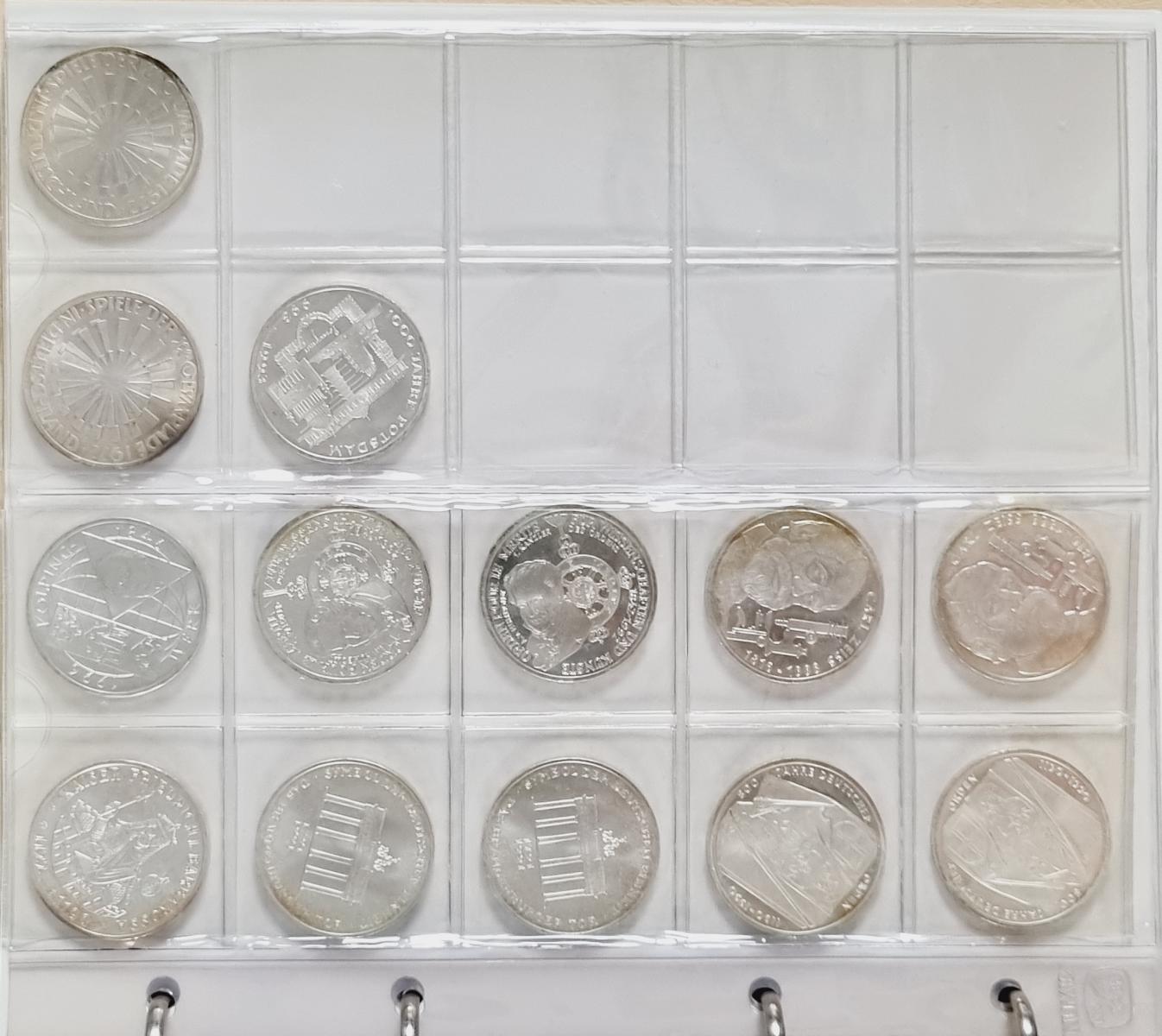 Münznachlass mit Nominal und Silbermünzen-31