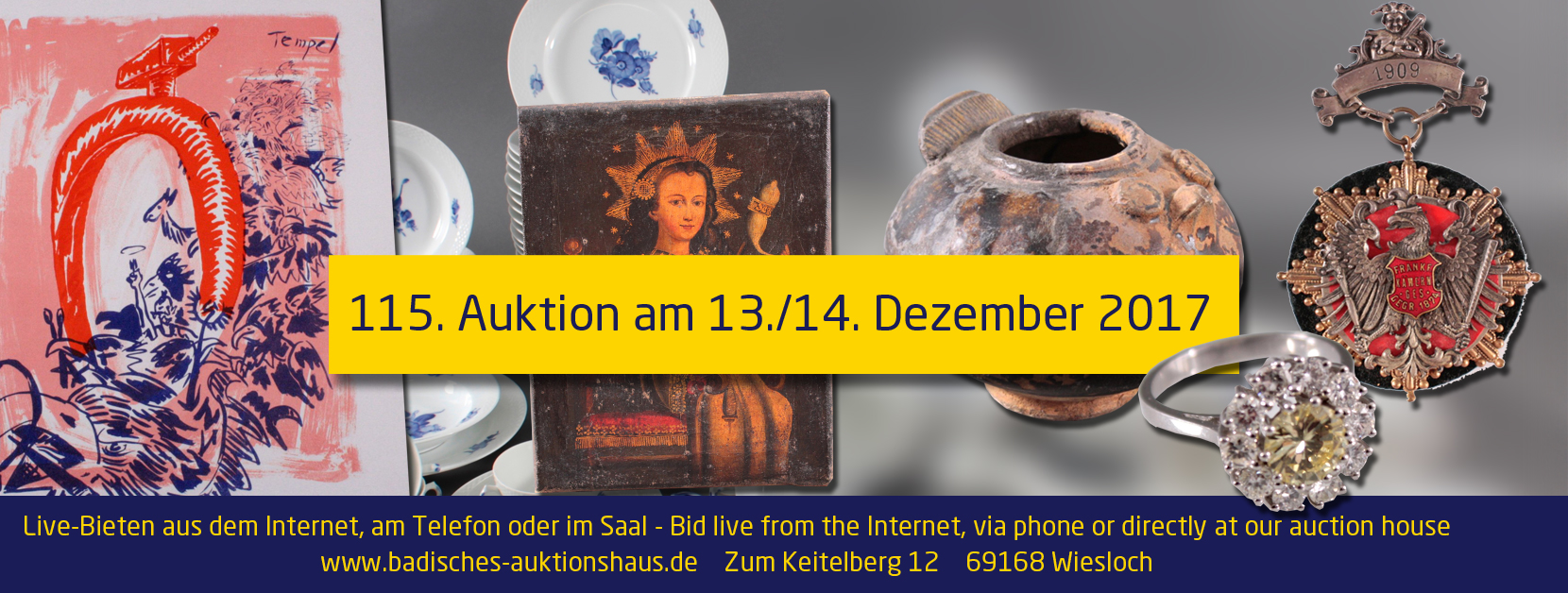 115. Auktion des Badischen Auktionshaus